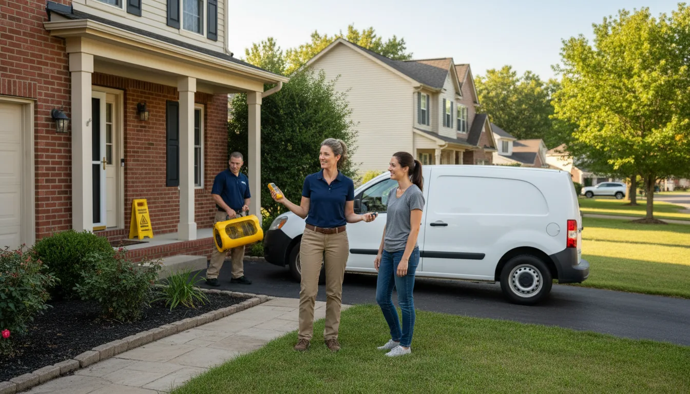 Water restoration image for Dehumidification And Cleanup Services in Seminole, TX
